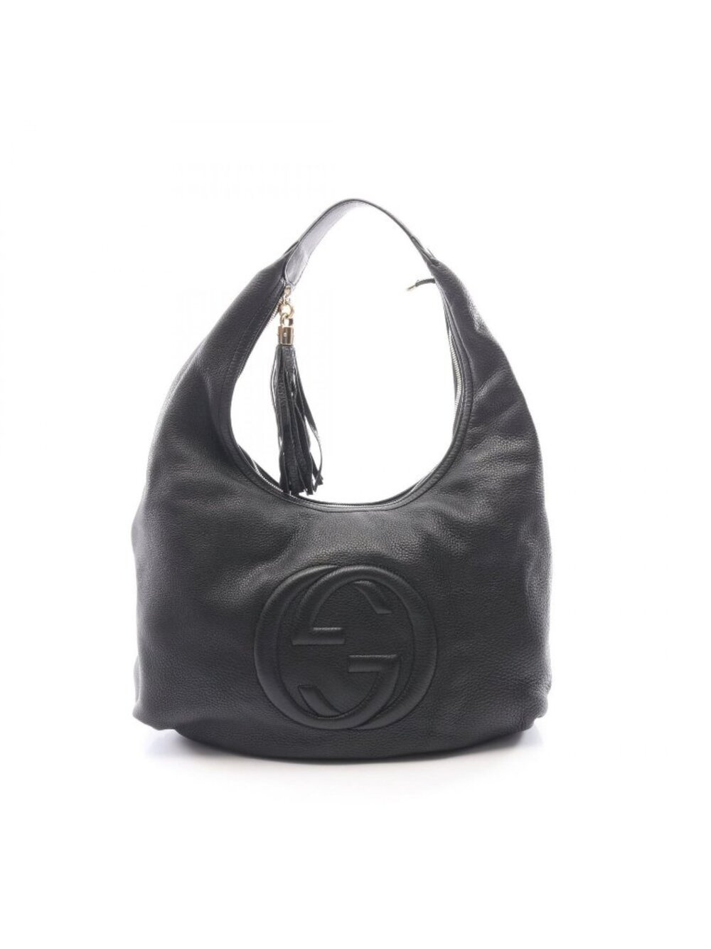 Gucci Shoulder Bag Soho Black Leather
